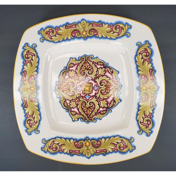 Vintage Deruta Ceramiche Square Platter, Handmade in Italy, Italian Pottery - Picture 1 of 6